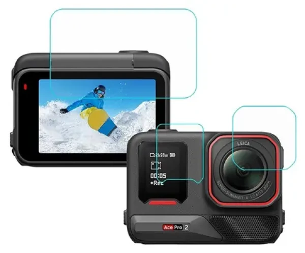 Puluz PU711T / Ochranná fólia 3v1 / Insta360 Ace Pro 2 / Displej + objektív (PU711T)