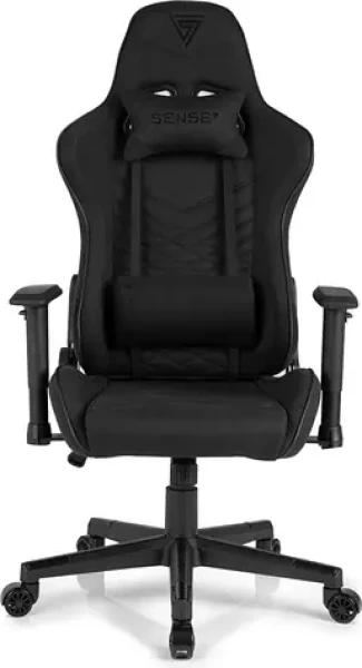 SENSE7 Spellcaster čierna / Herná stolička / Látka / nastaviteľné / pojazdové kolieska / nosnosť 150 kg (5902659841537)