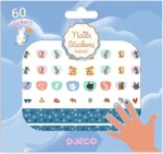 DJECO Samolepky na nechty Zvieratká