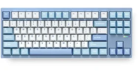 MCHOSE GX87 Lite Matcha Latte V2 modrá / herná bezdrôtová klávesnica / mechanická / Matcha Latte V2 / 2.4GHz / US Layout (GX87-A2)