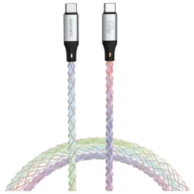 4smarts kábel USB-C na USB-C RGB 60W / Kábel / Power Delivery / 1,5 m (541440)