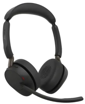 JABRA Evolve3 65 Stereo Link 390c MS čierna / Stereo náhlavná súprava / Bluetooth / USB-C / výdrž 59 h (36599-999-899)