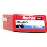 Fischer HM 4 x 60 S hmoždinka do dutín 60 mm 4 mm 519771 50 ks; 519771