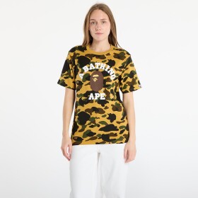 Tričko A BATHING APE 1St Camo College Tee UNISEX Yellow L