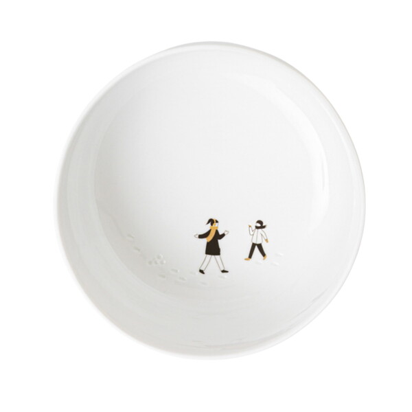 Räder Porcelánová miska Snowball Fight