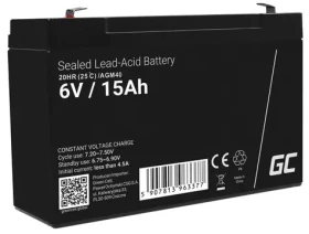 Green Cell AGM40 / Batéria / VRLA AGM / 6V / 15Ah (AGM40)