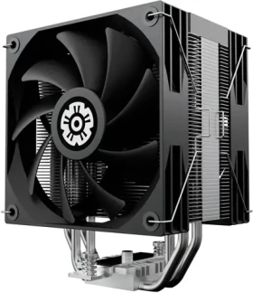 Enermax ETS-T41 čierna/strieborná / Chladič CPU / 2× 120 mm PWM / TDP 250 W / AM4+AM5 / LGA1700/1851 (ETS-T41)