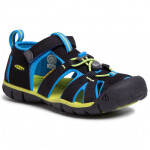 Keen Seacamp II Black/brilliant blue AD (CNX) barefoot sandále 37 EUR