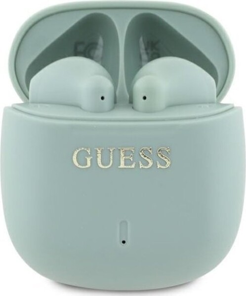 Guess Bluetooth headphones GUTWSJ14ESGN TWS + docking station green/green Printed Classic Logo