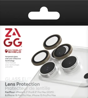 ZAGG InvisibleShield Premium Camera piesková / Ochrana šošoviek fotoaparátu / Apple iPhone 17/16/15 Pro/Pro Max / 3 ks (200119641)