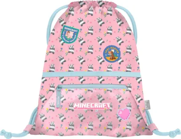 BAAGL Vrecko s vreckom Minecraft Panda (A-35979)