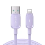 Joyroom S-AL012A14 Nabíjací kábel USB-A (M) - Lightning (M) 2.4A 1.2m fialová (S-AL012A14 1.2m-Purp)