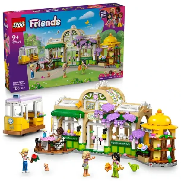 LEGO® Friends 42671 Kaviareň plná rastlín a kvetinárstva