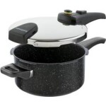 Tlakový hrniec BIOMAX s BIO ventilom, priemer 22 cm, objem 4,0 l, BLACK GRANITEC - Kolimax - Kolimax