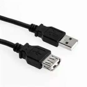 Sharkoon USB-A (M) - USB-A (F) čierna / Predlžovací kábel / USB 2.0 / 0,5 m (4044951015399)