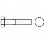 TOOLCRAFT TO-5399355 šesťhranná skrutka M12 95 mm vonkajší šesťhran 50 ks; TO-5399355