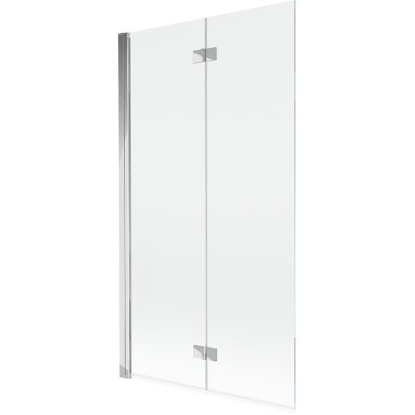 MEXEN - MIST vaňová zástena 100x150 cm 6mm 2-s, chróm, číra, ľavá 8A9-100-002-01-00-L