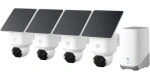 Anker Eufy E42 biela / HomeBase 3 + 4X IP kamera so solárnym nabíjaním / 360° / nočné videnie / microSD / Wi-Fi / 4k (E8173322)
