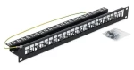 Triton Patch panel 19" modulárny / 1U / pre max. 24 keystonov / RAL7035 (RAB-PP-X10-A1)