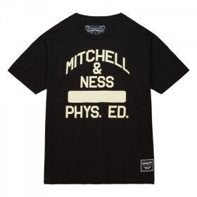 Dizajnové tričko Mitchell Ness Phys Ed BMTR5545-MNNYYPPPBLCK