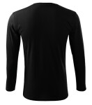 Tričko s dlhým rukávom unisex čierne M