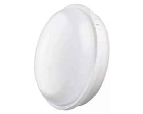 Stropné/nástenné LED osvetlenie Qari 22 cm, biele, vodeodolné%
