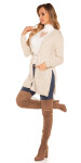 Trendy KouCla Hooded Cardigan Einheitsgroesse