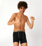 Pánske boxerky GO ABC Natural Short 2P Triumph černá (0004)