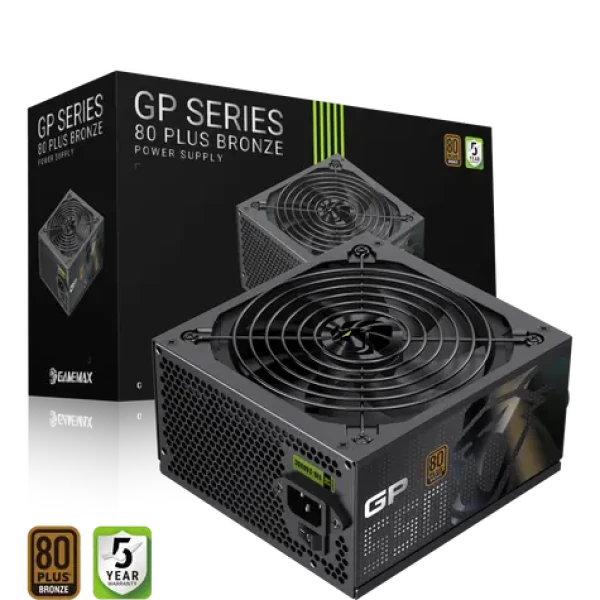 Gamemax GP 550B / Zdroj / 550W / 80PLUS Bronze / ATX / Nemodulárne (GP 550B)