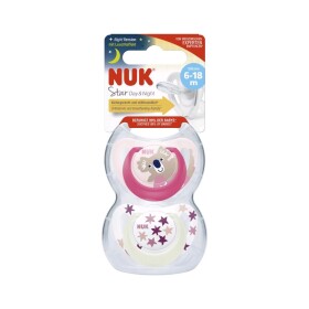 NUK CUDLIK STAR DEN & NOC 6-18M 2KS