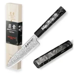Dellinger KO-Santoku Carbon Fiber Octagon / Kuchynský nôž / Santoku / 140 mm (XZ-PM80-5.5RS-CF)