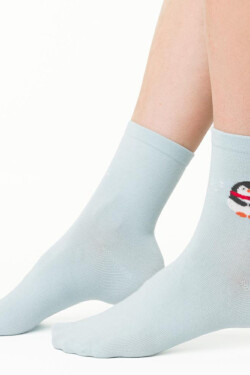 Dámske vzorované ponožky 099 modrá 38-40