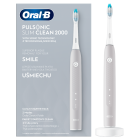 ORAL-B Pulsonic slim clean 2000 silver sonická zubná kefka 1 ks