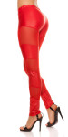 Sexy Koucla leggings with net-applications red