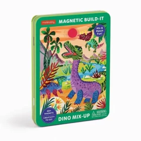 Mudpuppy Magnetická stavebnica Dino Mix- UP 40ks