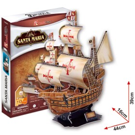 CubicFun 3D Puzzle Santa Maria 113 dielikov