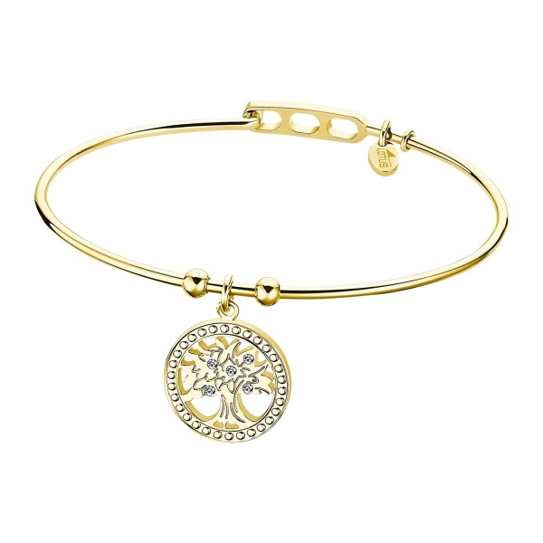 Lotus Style Pevný pozlátený náramok s príveskom Strom života Millennial LS2120-2 / 3