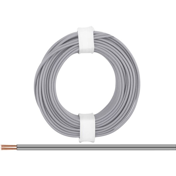 Donau Elektronik 218-99 opletenie / lanko 2 x 0.14 mm² sivá 5 m; 218-99