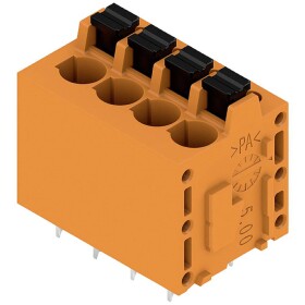 Weidmüller 1330200000 pružinová svorka 2.5 mm² Pólov 4 oranžová 70 ks; 1330200000