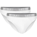 Pánske nohavičky 2 pack 013 white - Atlantic Bílá S