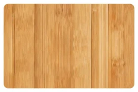 MSV HANAE vzhľad dreva / Kúpeľňová predložka / kremelina / 39 x 60 cm