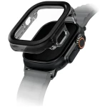 UNIQ Voute čierna / Puzdro s tvrdeným sklom / Apple Watch Ultra 49mm (UNIQ-49MM-VOUJBLK)