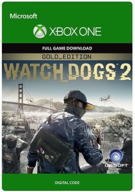 XONE Watch Dogs 2 Gold / Elektronická licencia / Akčné / Angličtina / od 18 rokov / Hra pre Xbox One (G3Q-00177)