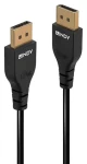 Lindy Slim DisplayPort 1.4 čierna / Prípojný kábel / DisplayPort - DisplayPort / 2 m / 8K / 144 Hz (36462)