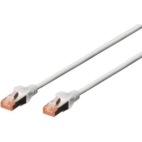 Digitus DK-1644-010 RJ45 sieťové káble, prepojovacie káble CAT 6 S/FTP 1.00 m sivá bez halogénov, krútené páry, s ochranou, samozhášavý 1 ks; DK-1644-010