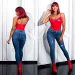 Sexy calssic Skinny Highwaist Jeans denimblue