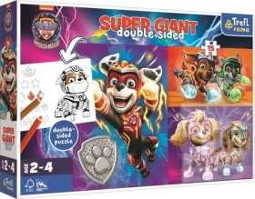 Trefl - Puzzle - Obojstranné puzzle Tlapková patrola: Skvelý tím SUPER GIANT