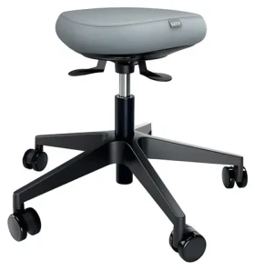 Leitz Ergo svetlo šedá / Balančná stolička / nosnosť 110 kg / výška 47-60 cm / kolieska 360° (65770095)