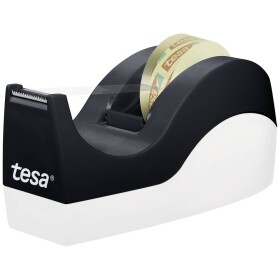 Tesa Easy Cut Orca + tesafilm transparent 53916-00000-00 Desk tape dispenser čierna, biela (d x š) 33 m x 19 mm 1 sada; 53916-00000-00