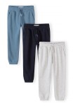 Tepláky slim-fit s elastickým pásom a sťahovacou šnúrkou 3pack Minoti 29FLEECE286 - 152/158 | 12/13let